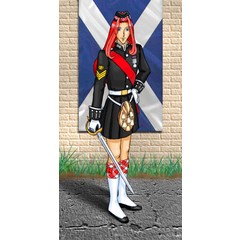 Шотландские воины носят юбки