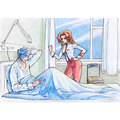 и попробуй только умереть, я тебя сама прибью! (подарок для Dara-chan)