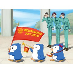 Во имя мировой революции! (Кроссовер с аниме «Mawaru Penguindrum»)